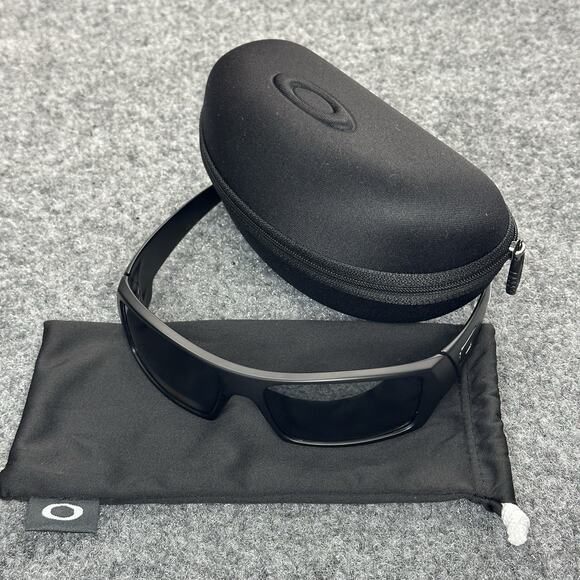 Oakley Gascan 009014 Matte Black Lens Athletic Sunglasses NEW! NWT! 324$ Retail! - Picture 9 of 10